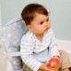 Baby to Love Καρέκλα Φαγητού On the Go Pocket Chair Green Tropic 
