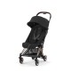 Cybex Coya Ελαφρύ Βρεφικό Καρότσι Sepia Black | black Με Σκελετό Rosegold | rosegold