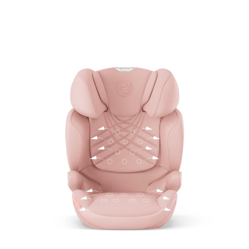 Cybex Solution T i-Fix Plus Κάθισμα Αυτοκινήτου 100-150cm Peach Pink| light pink Με Δώρο Λευκό Καλοκαιρινό Κάλυμμα 521002062