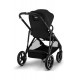 Cybex Gazelle S Blk Moon Black Βρεφικό Καρότσι για δίδυμα