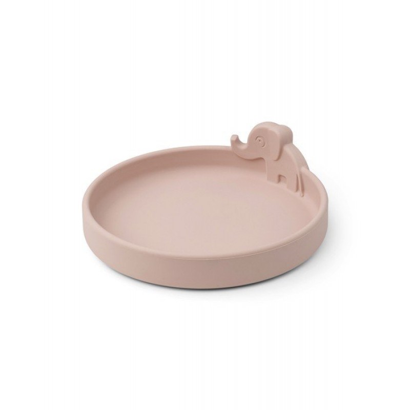 Done By Deer Παιδικό Πιάτο Σιλικόνης Elphee Powder