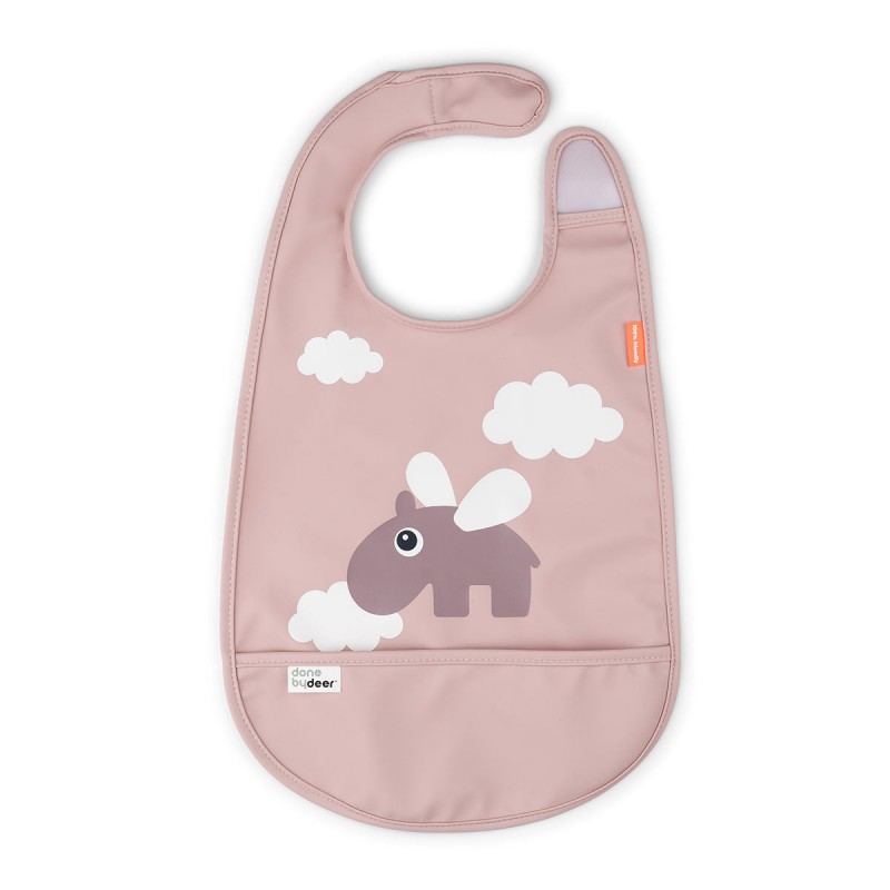Done by Deer Σαλιάρα με βέλκρο Happy clouds Powder