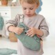 Done by Deer τσάντα πλάτης Quilted cross-over kids bag Croco Green