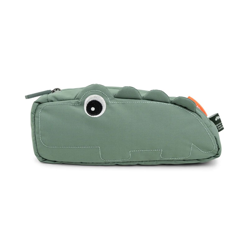 Done by Deer τσάντα πλάτης Quilted cross-over kids bag Croco Green