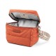 Done by Deer Quilted insulated bag Croco Papaya