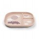 Done by Deer Foodie πιάτο με χωρίσματα Happy clouds Powder