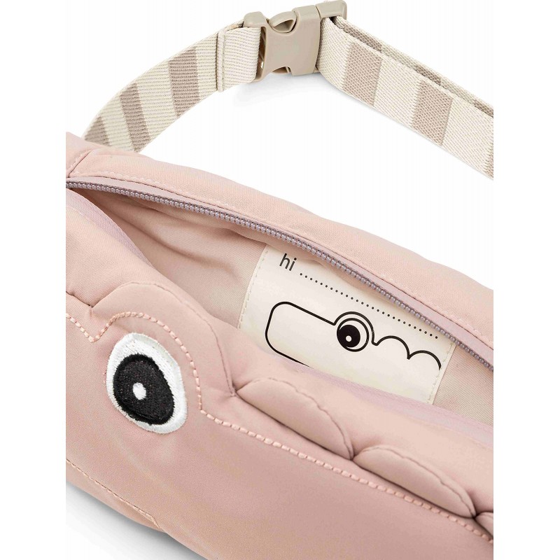 Done by Deer τσάντα πλάτης  Quilted cross-over kids bag Croco rosa