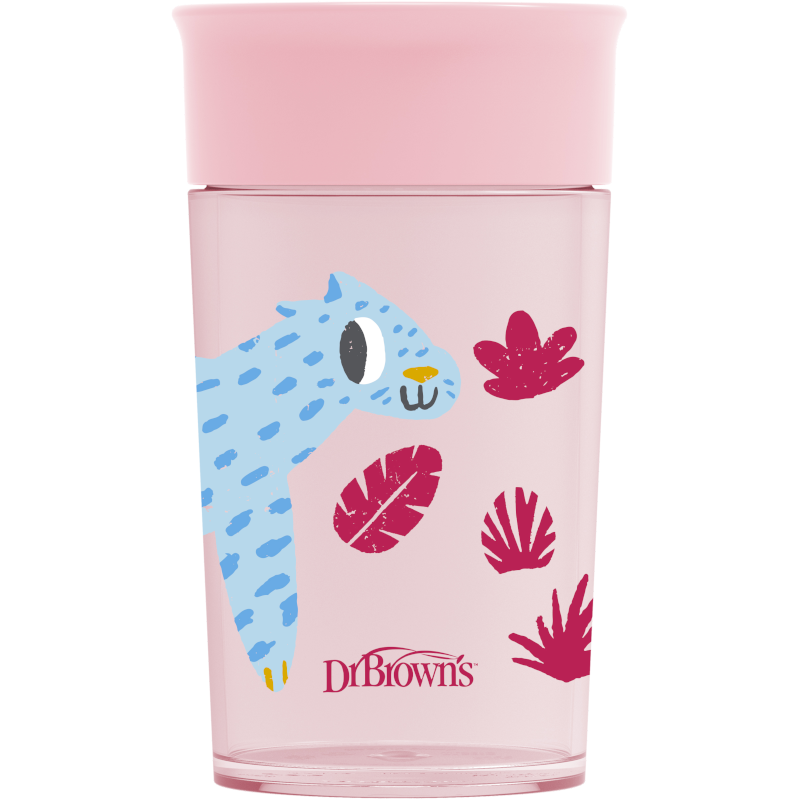 Dr Brown's 360 Κύπελλο 300ml ροζ