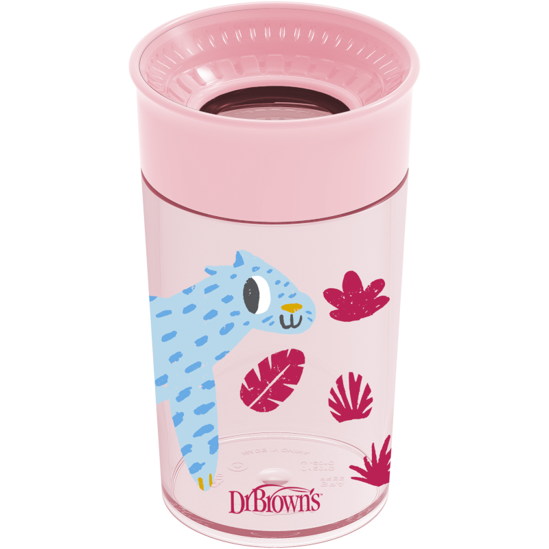 Dr Brown's 360 Κύπελλο 300ml ροζ
