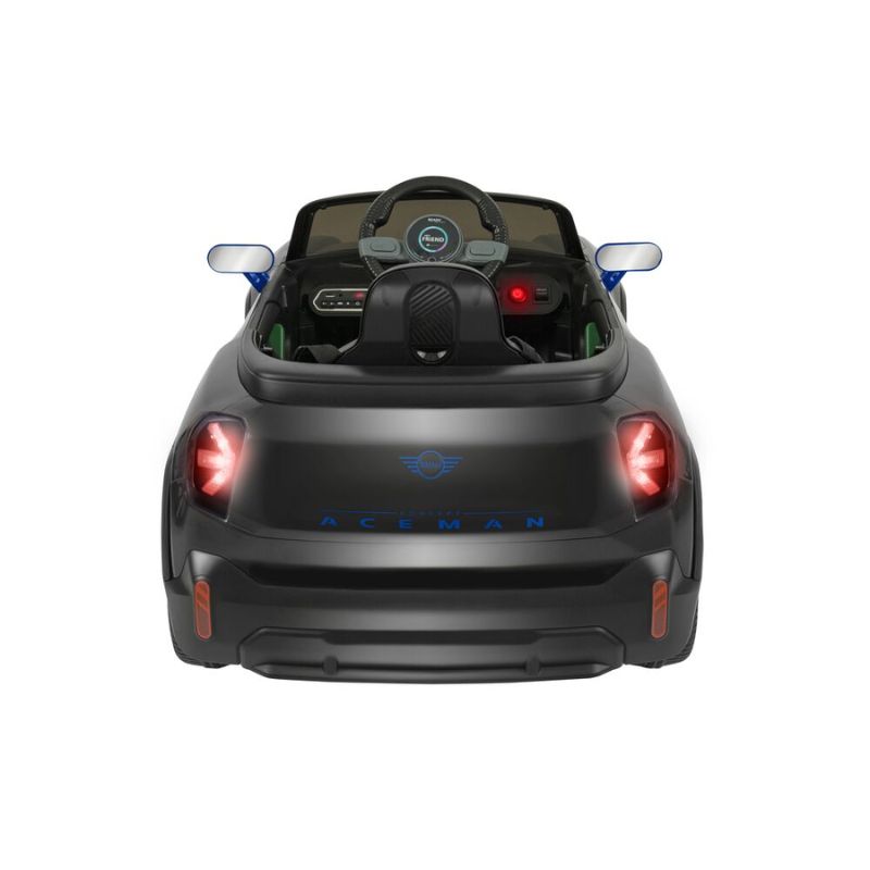 eSpidko Mini Aceman Ηλεκτρικό Αυτοκίνητο Με Μπαταρία Λιθίου 12V Για 3+ Ετών Black