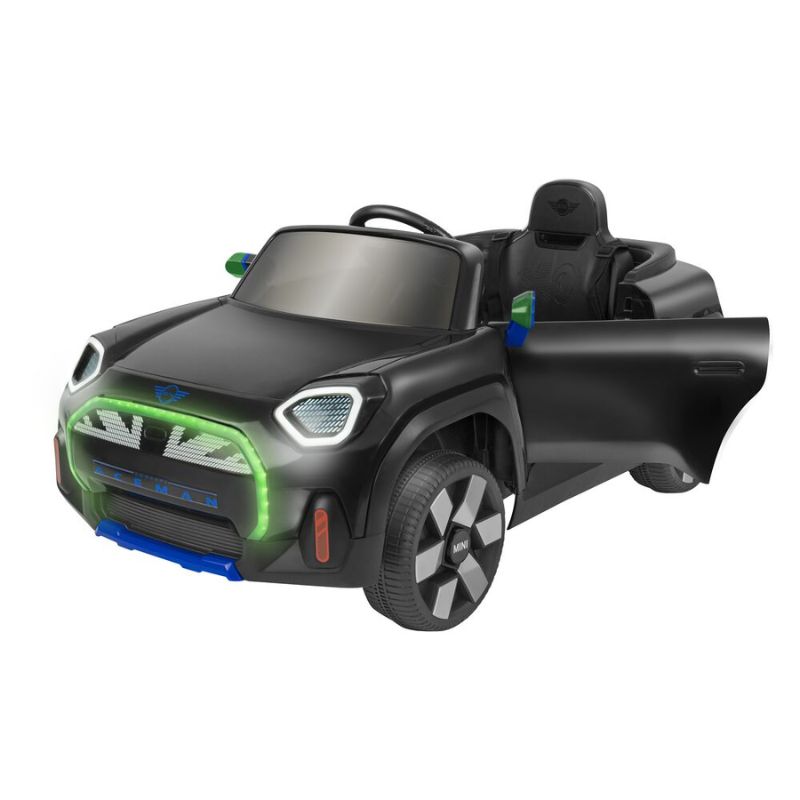 eSpidko Mini Aceman Ηλεκτρικό Αυτοκίνητο Με Μπαταρία Λιθίου 12V Για 3+ Ετών Black