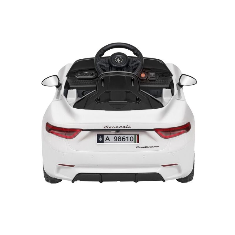 eSpidko Maserati Granturismo Ηλεκτρικό Αυτοκίνητο Με Μπαταρία Λιθίου 12V Για 3+ Ετών White