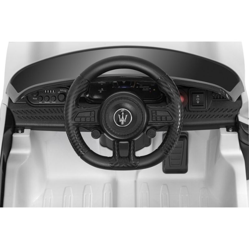 eSpidko Maserati Granturismo Ηλεκτρικό Αυτοκίνητο Με Μπαταρία Λιθίου 12V Για 3+ Ετών White