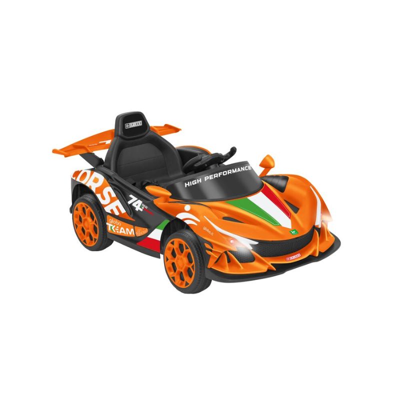 eSpidko Auto Sportiva Ηλεκτρικό Αυτοκίνητο Με Μπαταρία Λιθίου 12V Για 3+ Ετών Orange