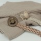 Bibs Κλιπ Πιπίλας Braided Cornflower/Dusty Blue 