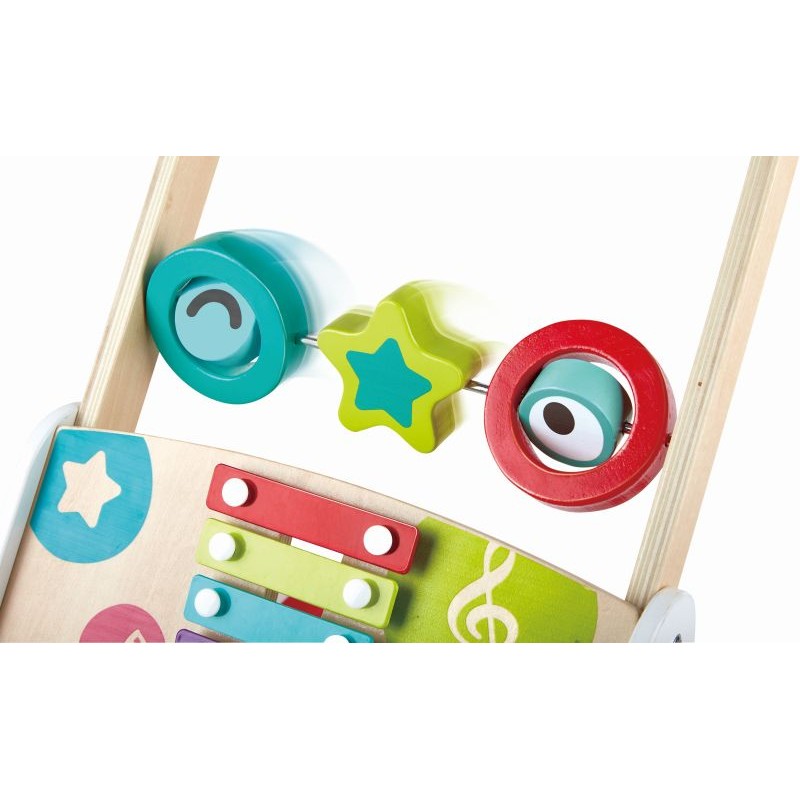 Hape Early Melodies Ξύλινο My First Musical Walker