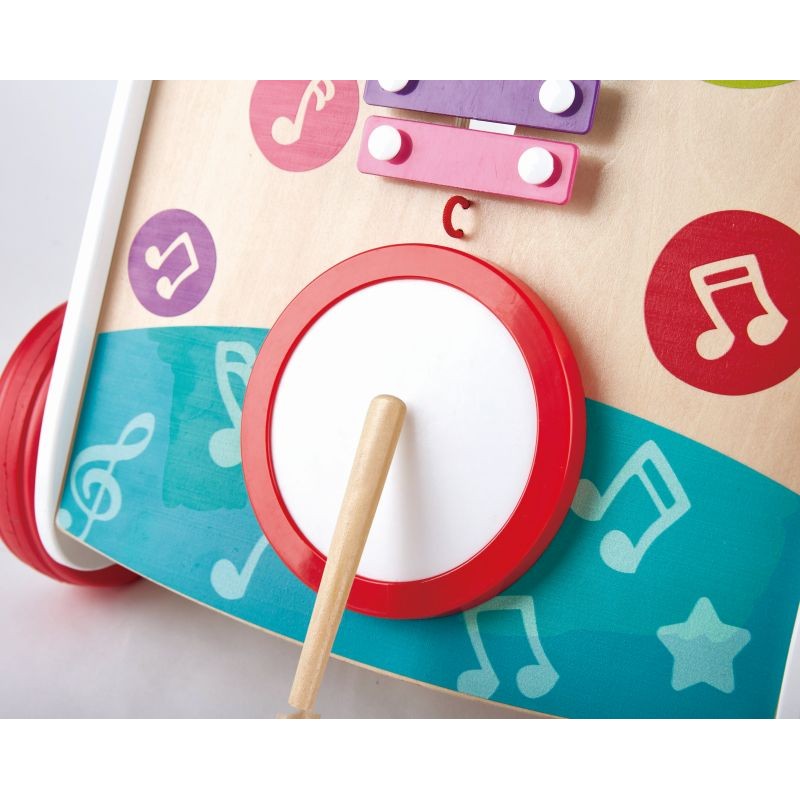 Hape Early Melodies Ξύλινο My First Musical Walker