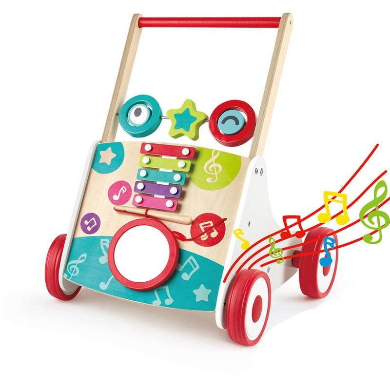 Hape Early Melodies Ξύλινο My First Musical Walker