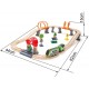 Hape Railway Ξύλινο Solar Power Circuit Τρένο Set