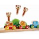 Hape Railway Ξύλινο Σετ Σιδηρόδρομος Music & Monkeys