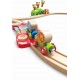 Hape Railway Ξύλινο Σετ Σιδηρόδρομος Music & Monkeys