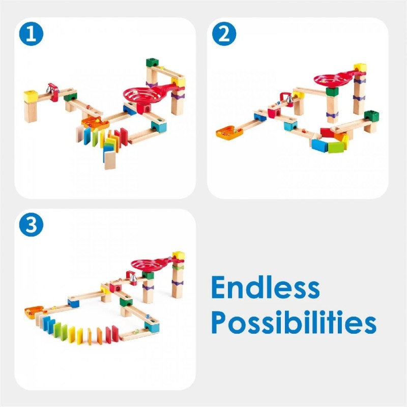 Hape Early Explorer Ξύλινο Crazy Rollers Stack Track