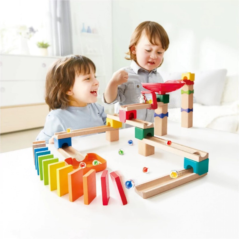 Hape Early Explorer Ξύλινο Crazy Rollers Stack Track