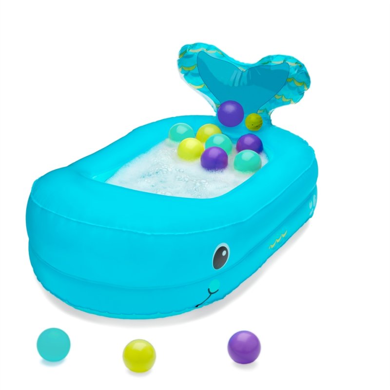 Infantino Whale Bubble Ball Φουσκωτή Μπανιέρα με Μπάλες 