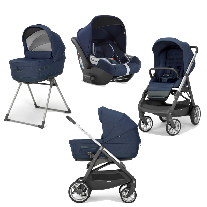 Inglesina Aptica full kit system quatrro σύστημα μεταφοράς με Darwin I-size Portland Blue