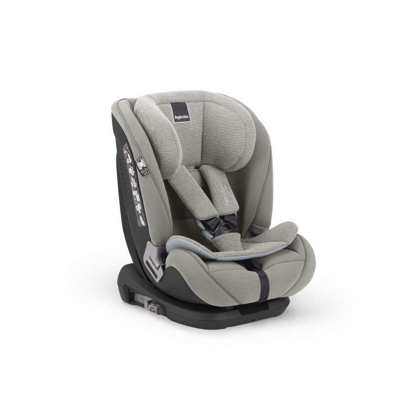Inglesina παιδικό κάθισμα αυτοκινήτου Newton I-fix 1/2/3 Moon grey 9-36 kg