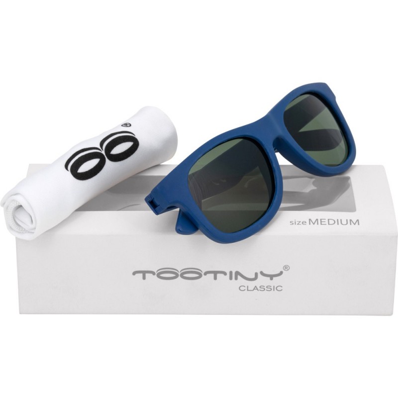 Tootiny iTooTi Classic Βρεφικά Γυαλιά Ηλίου Μπλε με εύκαμπτο σκελετό 3-6 ετών 