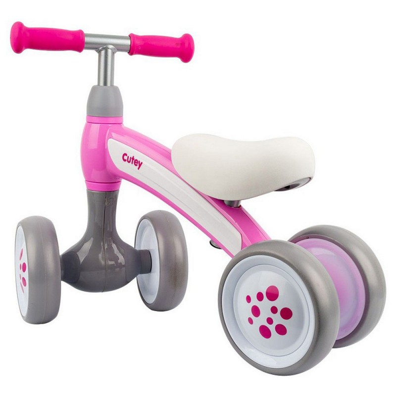 QPlay Cutey Ποδήλατο Ισορροπία Περπατούρα ροζ