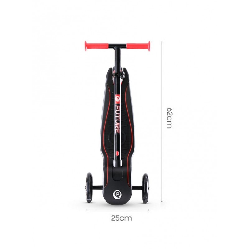 QPlay Future Scooter Πατίνι Αναδιπλούμενο Πράσινο με Led
