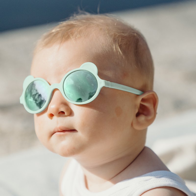 KI ET LA Sunglasses  OURSON 2-4 years old Almond Green
