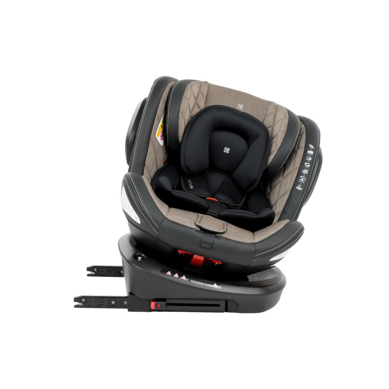 Kikkaboo Παιδικό Κάθισμα Αυτοκινήτου Stark ISOFIX Beige 0-36Kg 
