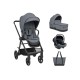Kikkaboo Stroller 3in1 with carrycot Mia Grey 2026