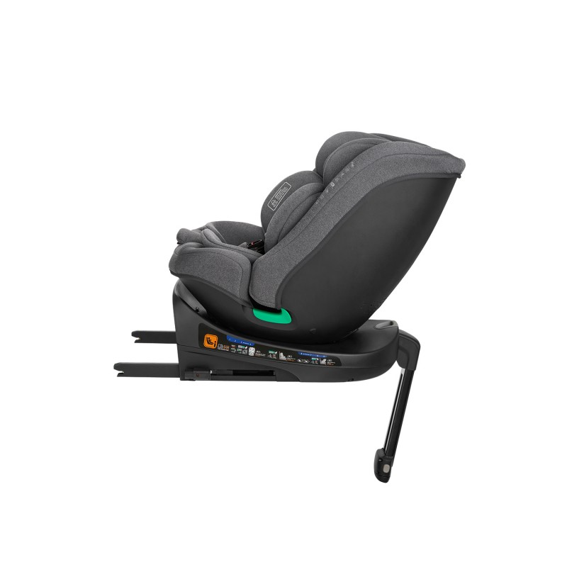 Kikkaboo Κάθισμα αυτοκινήτου 40–150 εκ i-Secure i-SIZE Σκούρο Γκρι