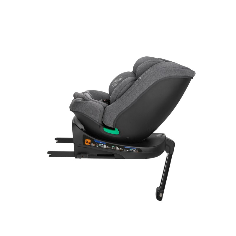 Kikkaboo Κάθισμα αυτοκινήτου 40–150 εκ i-Secure i-SIZE Σκούρο Γκρι