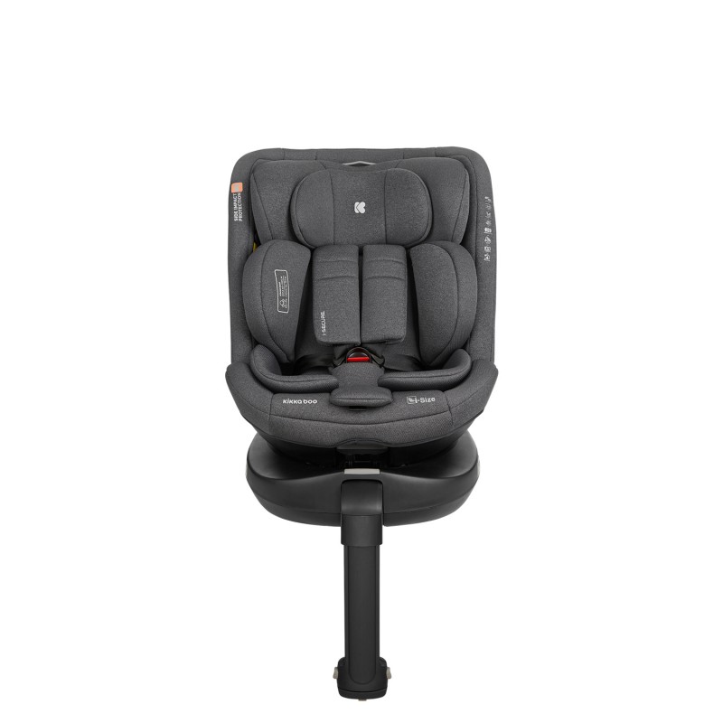 Kikkaboo Κάθισμα αυτοκινήτου 40–150 εκ i-Secure i-SIZE Σκούρο Γκρι