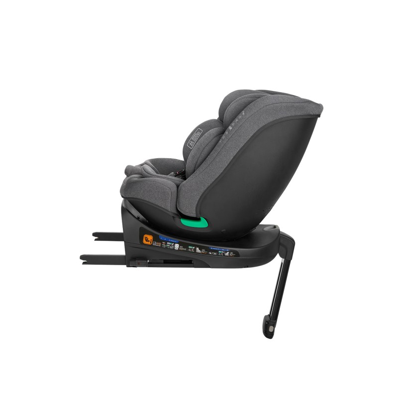 Kikkaboo Κάθισμα αυτοκινήτου 40–150 εκ i-Secure i-SIZE Σκούρο Γκρι