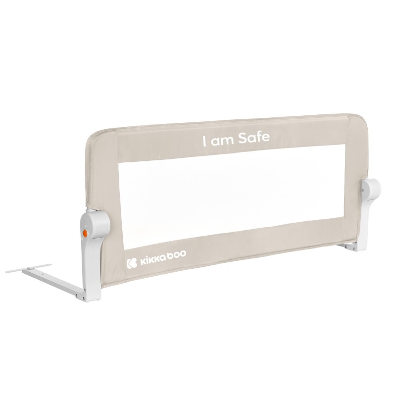 Kikkaboo Προστατευτική μπάρα κρεβατιού I am safe 102cm Μπεζ