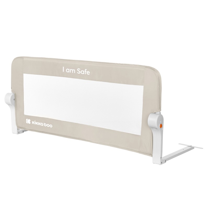 Kikkaboo Προστατευτική μπάρα κρεβατιού I am safe 102cm Μπεζ