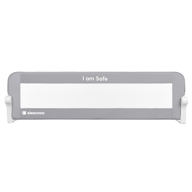 Kikkaboo Προστατευτική μπάρα κρεβατιού I am safe 150cm Γκρι