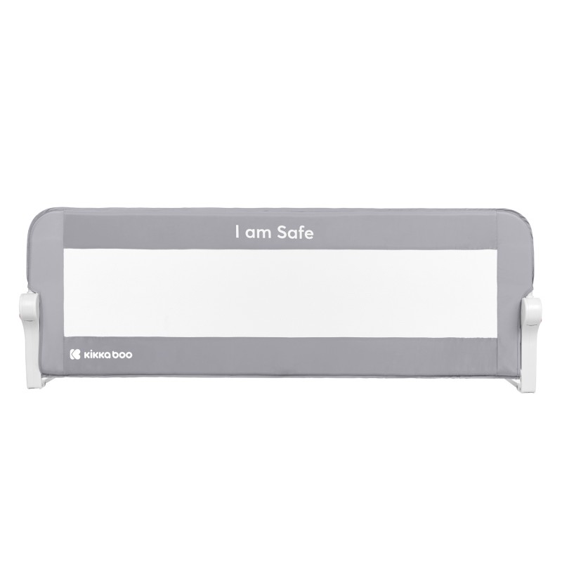 Kikkaboo Προστατευτική μπάρα κρεβατιού I am safe 120cm Γκρι