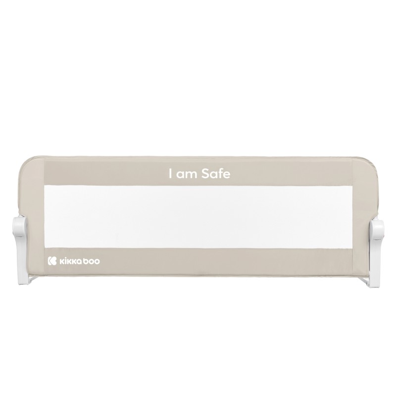 Kikkaboo Προστατευτική μπάρα κρεβατιού I am safe 120cm Μπεζ
