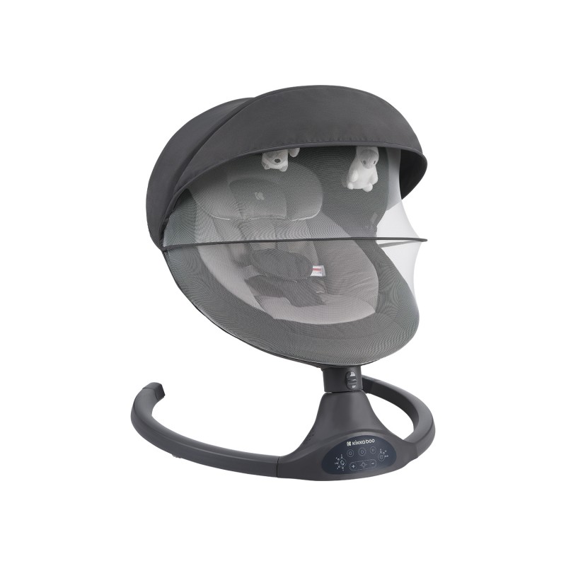 Kikkaboo Ηλεκτρική κούνια πλευρικής κίνησης Codie Σκούρο Γκρι 2025