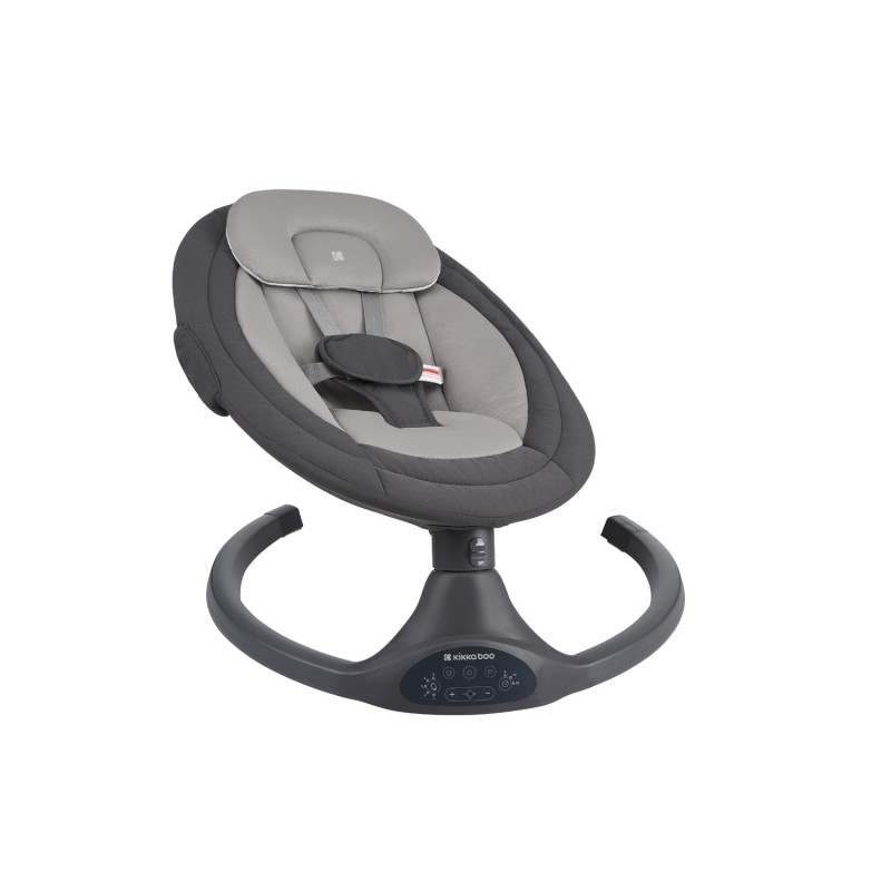 Kikkaboo Ηλεκτρική κούνια πλευρικής κίνησης Codie Σκούρο Γκρι 2025