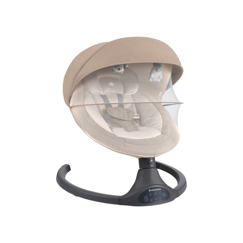 Kikkaboo Ηλεκτρική κούνια πλευρικής κίνησης Codie Μπεζ 2025