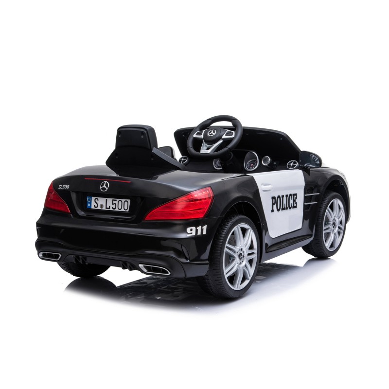 Kikkaboo Επαναφορτιζόμενο αυτοκινητάκι Licensed Mercedes Benz SL500 Αστυνομία Μαύρο