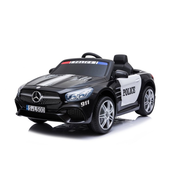 Kikkaboo Επαναφορτιζόμενο αυτοκινητάκι Licensed Mercedes Benz SL500 Αστυνομία Μαύρο